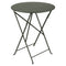 Bistro Round Folding Table  option Rosemary (Textured)