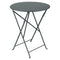 Bistro Round Folding Table  option Storm Grey (Speckled Textured)