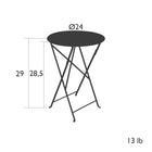 Bistro Round Folding Table