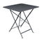 Bistro Square Folding Table  option Anthracite (Speckled Textured)