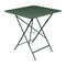 Bistro Square Folding Table  option Cedar Green (Textured)