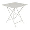 Bistro Square Folding Table  option Clay Grey (Textured)
