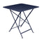 Bistro Square Folding Table  option Deep Blue (Textured)