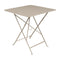 Bistro Square Folding Table  option Nutmeg (Speckled Textured)