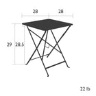 Bistro Square Folding Table