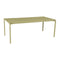 Calvi Dining Table  option Willow Green (Speckled Textured)
