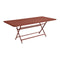 Caractere Rectangle Dining Table  option Red Ochre (Textured)