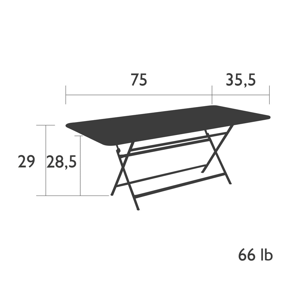 Caractere Rectangle Outdoor Dining Table