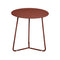 Cocotte Small Side Table  option Red Ochre (Textured)