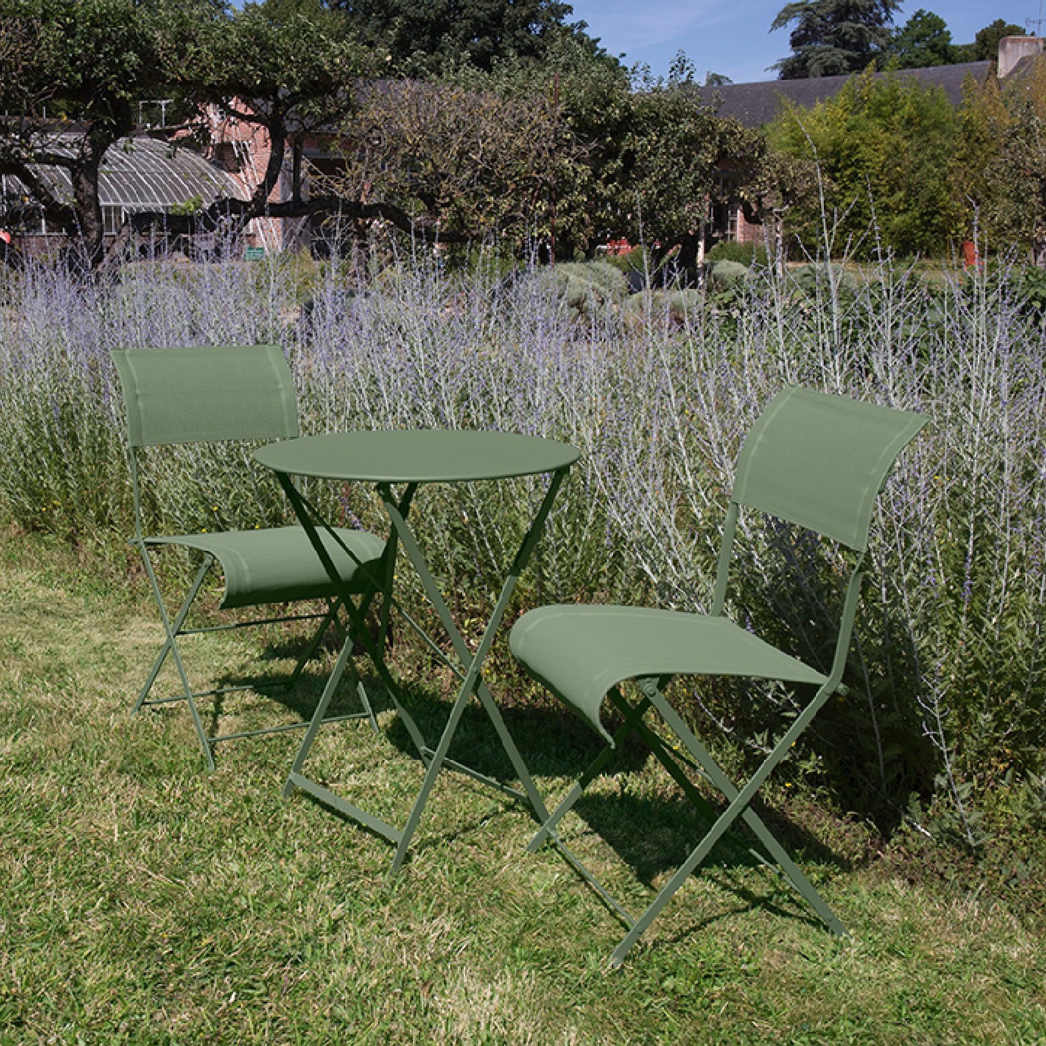 FERMOB フェルモブ DUNE CHAIR 折りたたみ ガーデンチェア 2 Fermob Dune Folding Outdoor Side Chair (Set of 2) - 2Modern