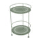 Guinguette Double Top Perforated Side Table  option Cactus (Textured)