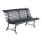 Louisiane Bench  option Anthracite (Speckled Textured)