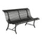 Louisiane Bench  option Liquorice (Textured)