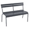 Luxembourg 2 Seater Bench  option Anthracite (Speckled Textured)
