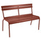 Luxembourg 2 Seater Bench  option Red Ochre (Textured)