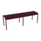 Luxembourg 3 Seater Bench  option Black Cherry (Textured)