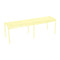 Luxembourg 3 Seater Bench  option Frosted Lemon (Textured)