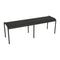 Luxembourg 3 Seater Bench  option Liquorice (Textured)