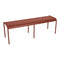 Luxembourg 3 Seater Bench  option Red Ochre (Textured)