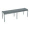 Luxembourg 3 Seater Bench  option Storm Grey (Speckled Textured)