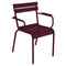 Luxembourg Armchair  option Black Cherry (Textured)