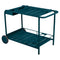 Luxembourg Bar Cart  option Acapulco Blue (Textured)