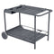 Luxembourg Bar Cart  option Anthracite (Speckled Textured)