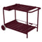 Luxembourg Bar Cart  option Black Cherry (Textured)