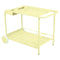 Luxembourg Bar Cart  option Frosted Lemon (Textured)