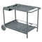Luxembourg Bar Cart  option Storm Grey (Speckled Textured)