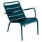 Luxembourg Low Chair (Set of 2)  option Acapulco Blue (Textured)