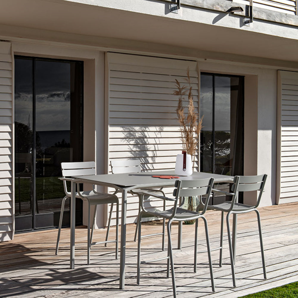 Luxembourg Outdoor Stool with Arms (Set of 2)