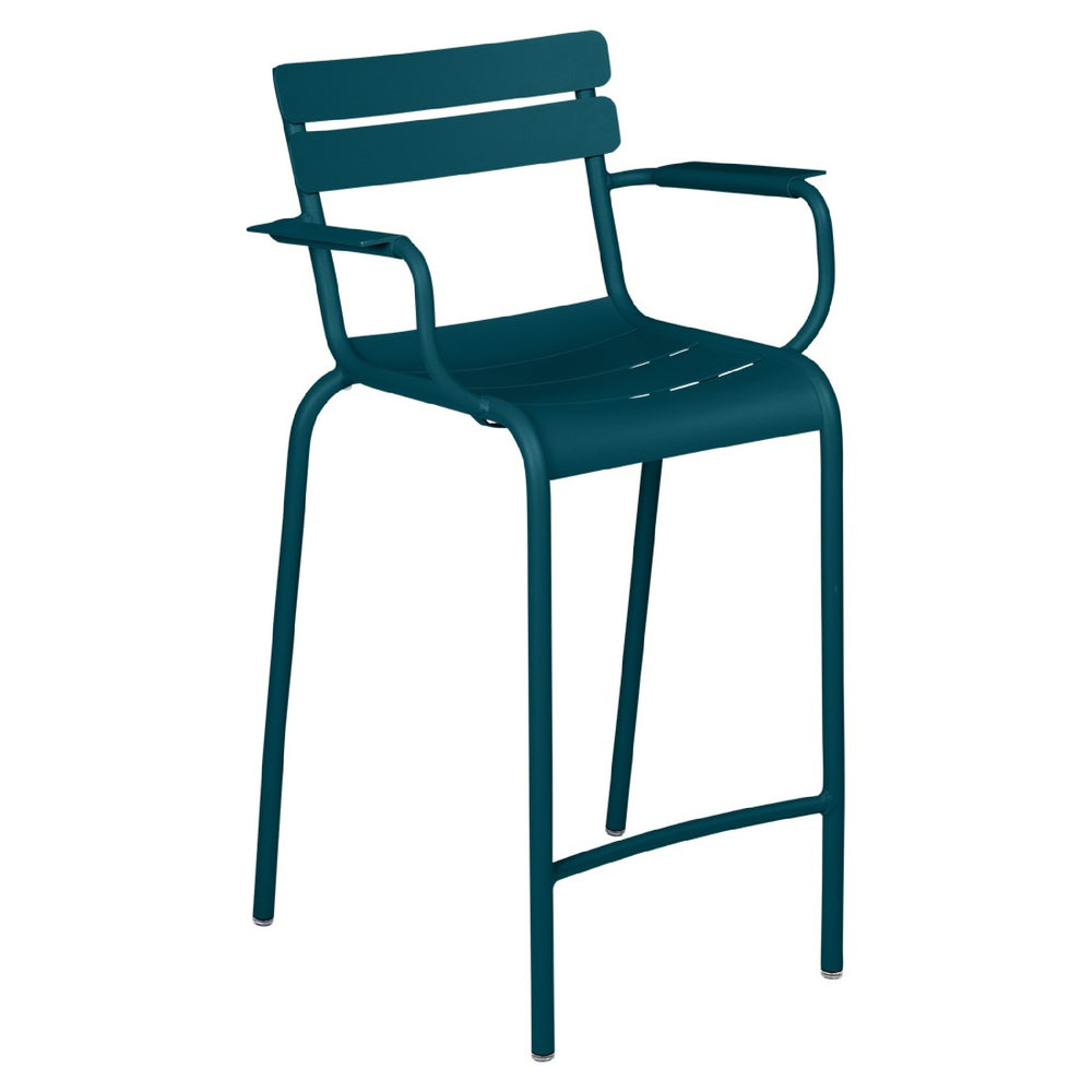 Luxembourg Outdoor Stool with Arms (Set of 2)