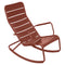 Luxembourg Rocking Chair  option Red Ochre (Textured)