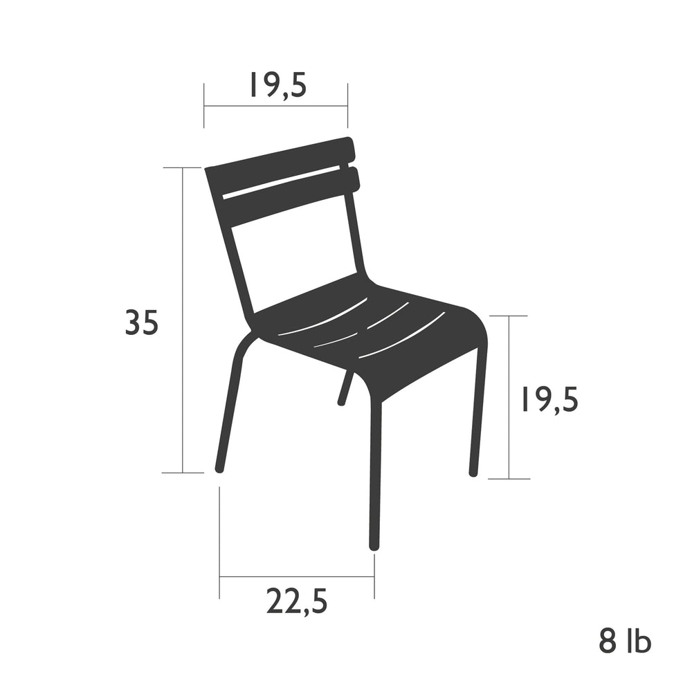 Luxembourg Outdoor Side Chair (Set of 2)