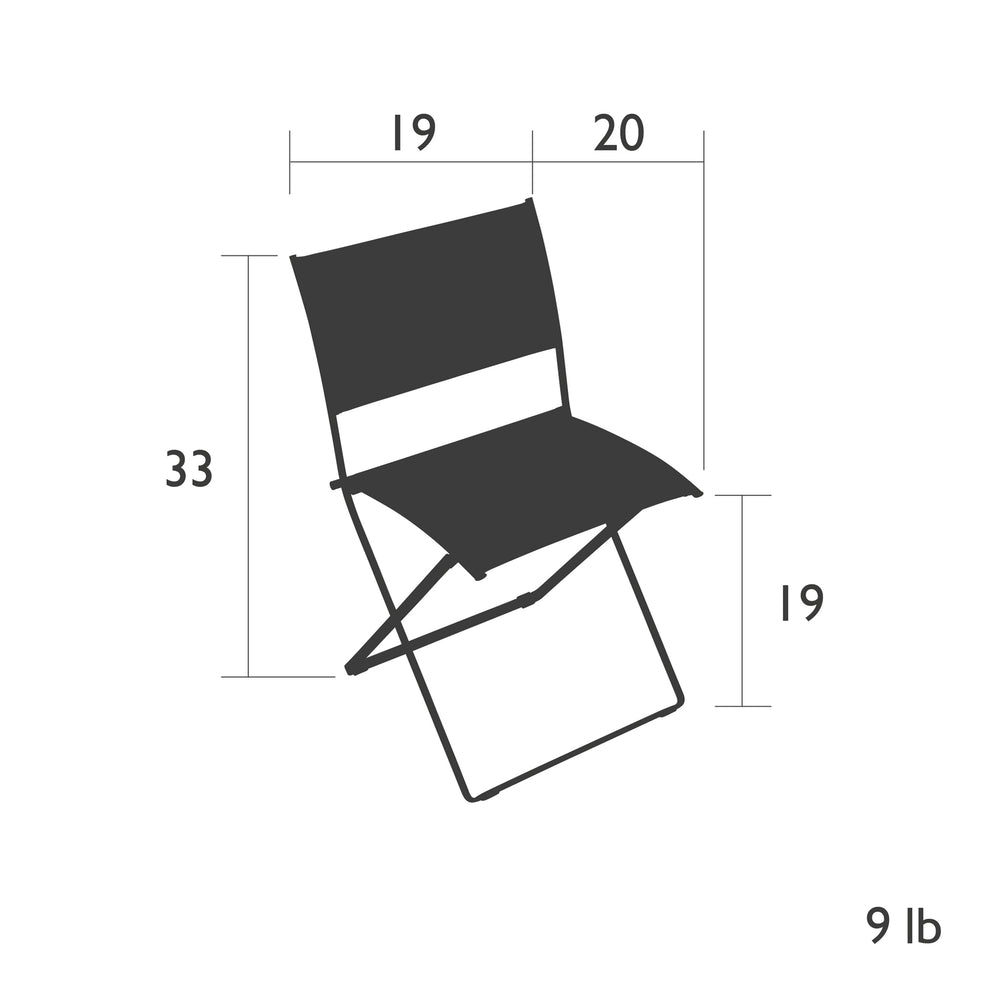 Plein Air Foldable Outdoor Side Chair (Set of 2)
