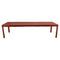 Ribambelle Extendable Dining Table  option Red Ochre (Textured)