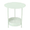 Salsa Pedestal Table  option Ice Mint (Textured)