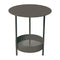 Salsa Pedestal Table  option Liquorice (Textured)