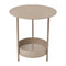 Salsa Pedestal Table  option Nutmeg (Speckled Textured)