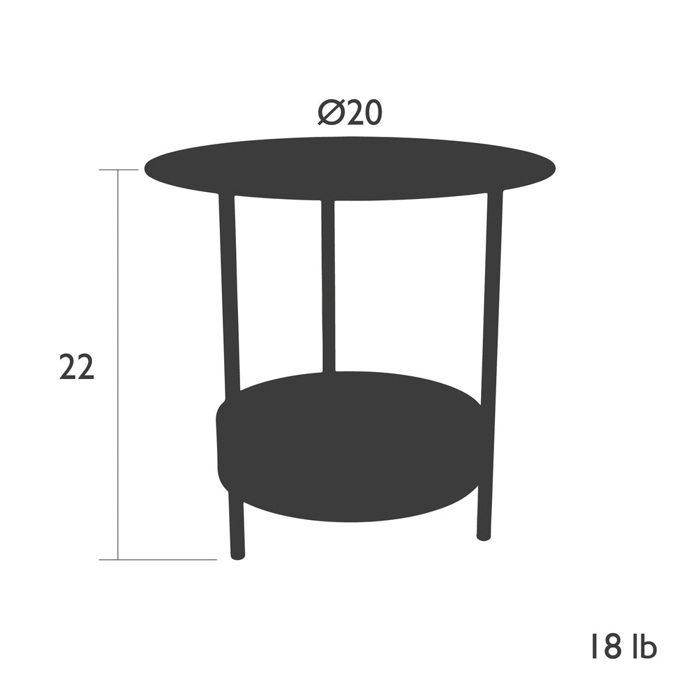 Salsa Outdoor Pedestal Table
