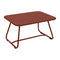 Sixties Table  option Red Ochre (Textured)