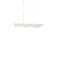 Almendra Linear Pendant Light  option Off White