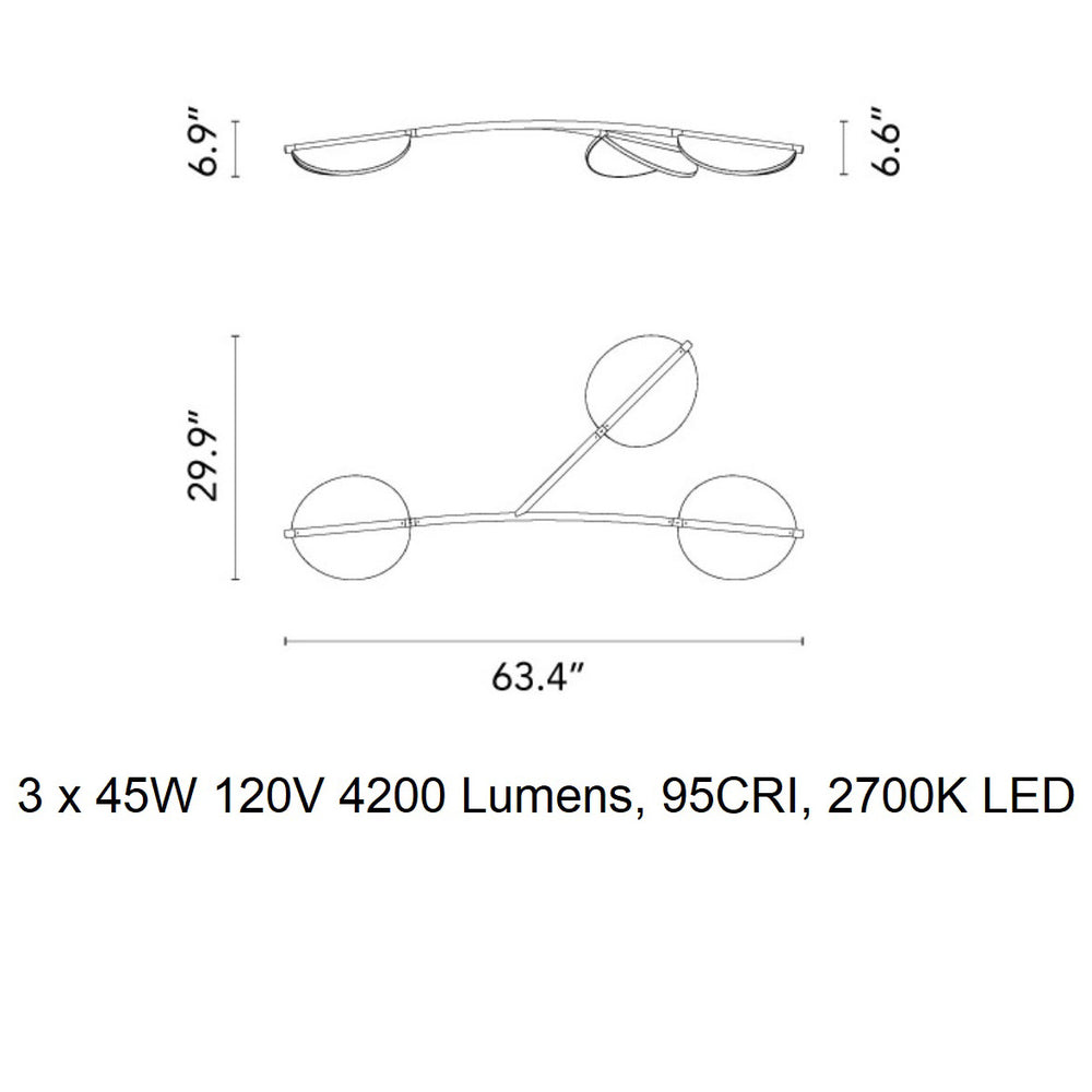 Almendra Organic Pendant Light