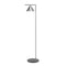 Captain Flint Outdoor Floor Lamp  option Brushed Stainless Steel/Occhio Di Pernice Base