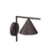 Captain Flint Outdoor Wall Sconce  option Deep Brown