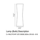 Clessidra Wall Light