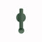 Flauta Spiga Outdoor Wall Sconce  option Forest Green