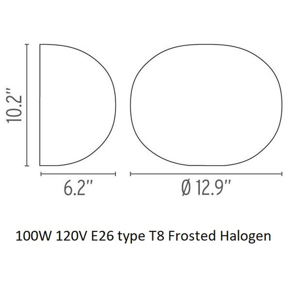 Glo-Ball W Wall Sconce