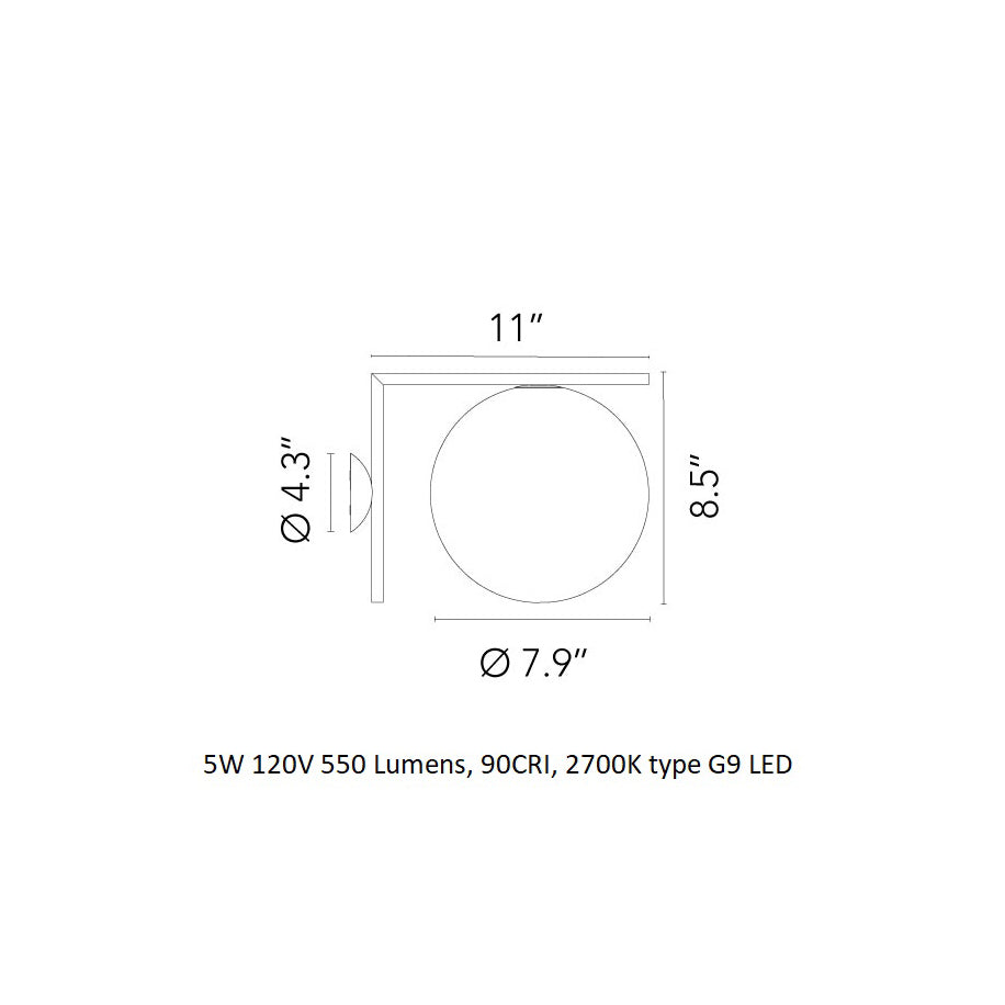 IC Lights Outdoor Wall / Ceiling Light